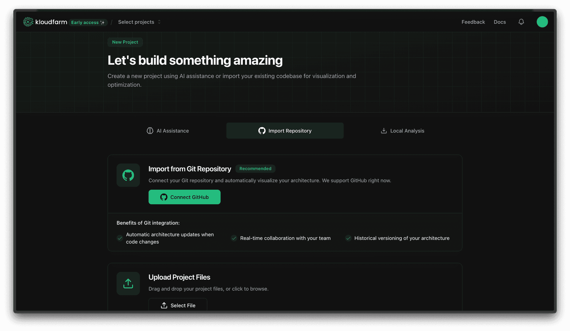 Zip or Github Upload